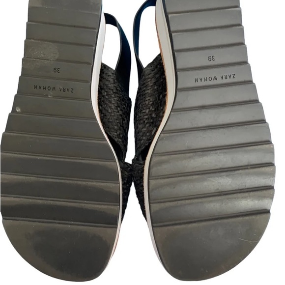 Zara braided sandals Woman size 8.5 - Picture 8 of 9